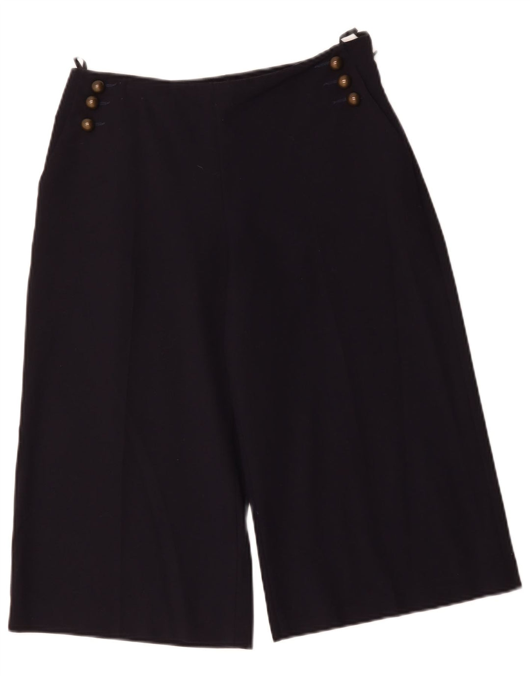Marks & Spencer Damskie Bermudy UK 10 Małe W30 Granatowe Poliester