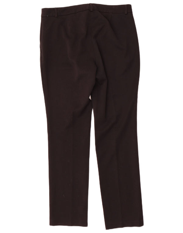 Marks & Spencer Damskie nowoczesne spodnie codzienne UK 14 duże W32 L30 czarne