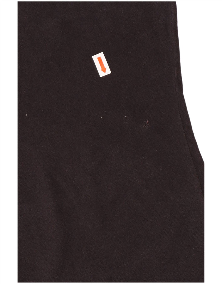 Damska koszulka z grafiką Champion Top UK 10 Small, czarna bawełna