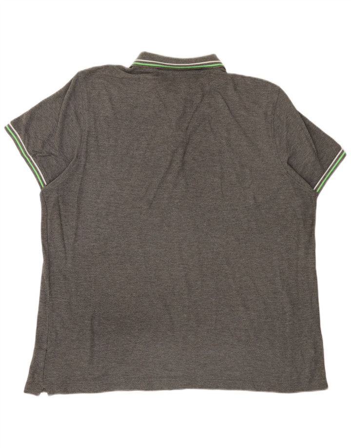 Męska koszulka polo Lotto 2XL, szara bawełna