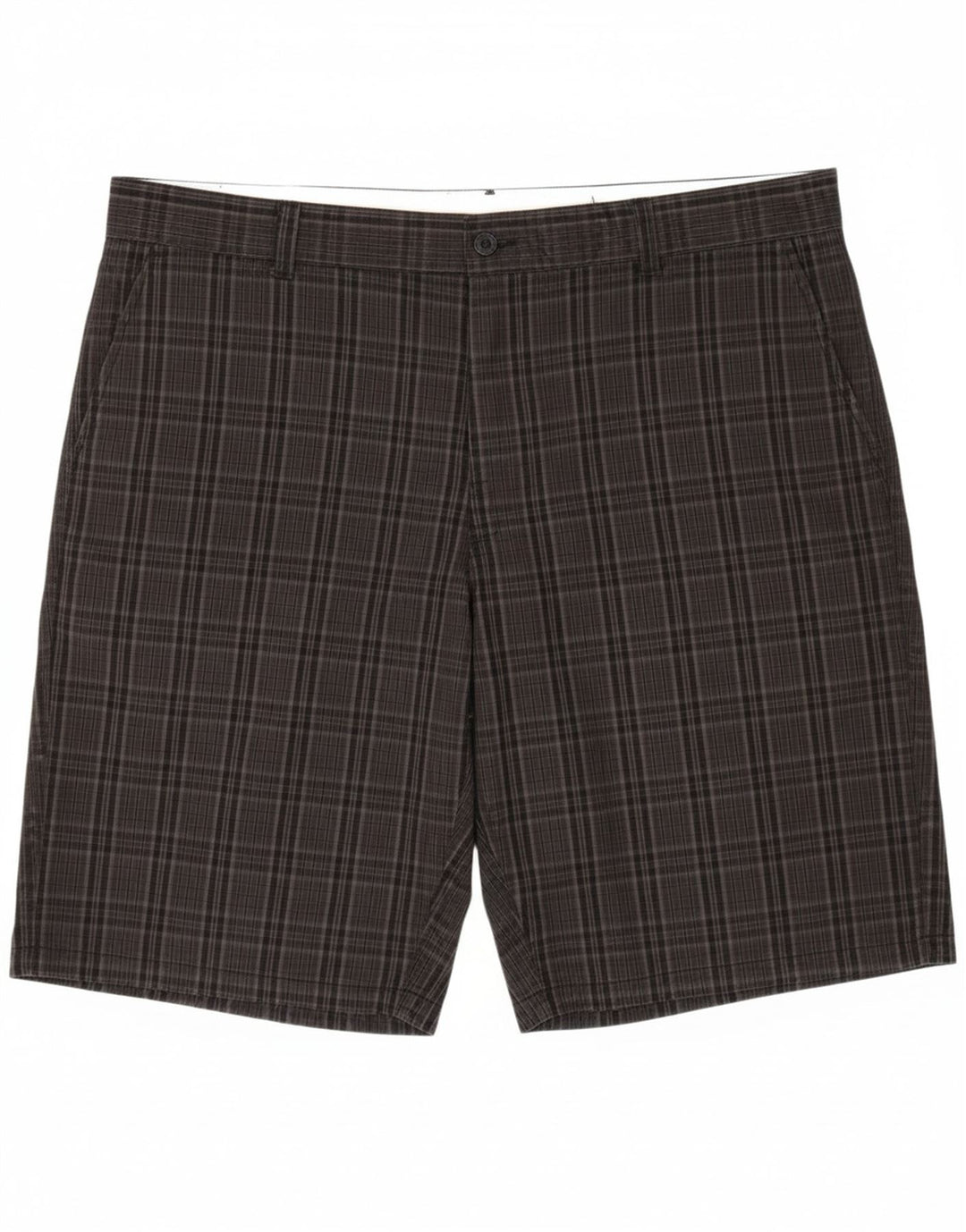 DICKIES Mens Regular Fit Cargo Shorts W46 3XL Grey Check Cotton Vintage Dickies and Second-Hand Dickies from Messina Hembry 