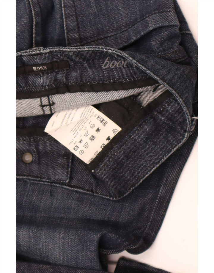 Damskie jeansy Bootcut Hugo Boss W27 L28 Granatowe, bawełniane