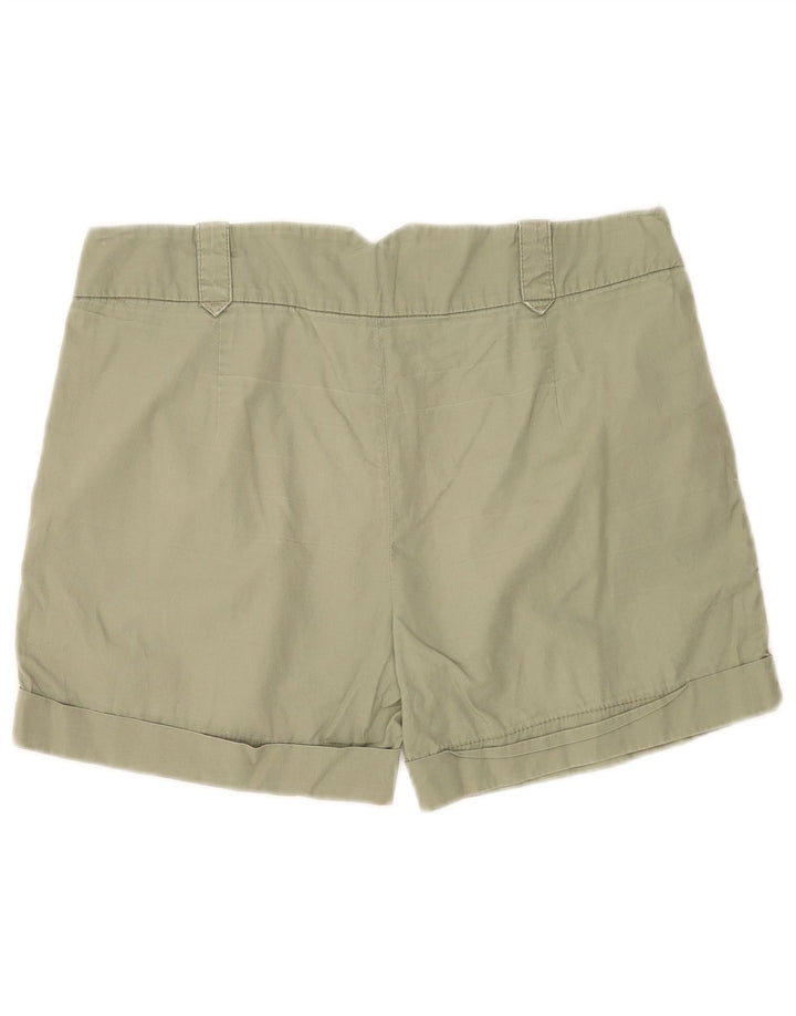 Damskie szorty Chino Zara, średnie W28, zielone, bawełniane