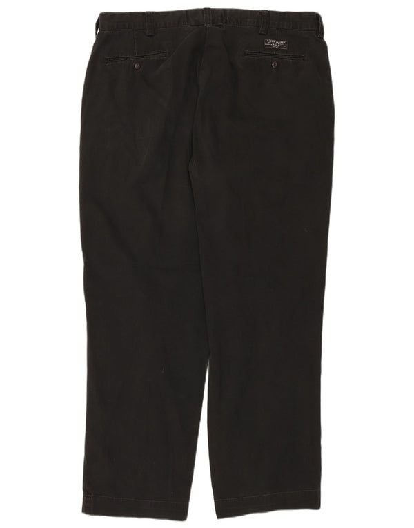 Męskie proste spodnie chino Polo Ralph Lauren W40 L32 Czarna bawełna