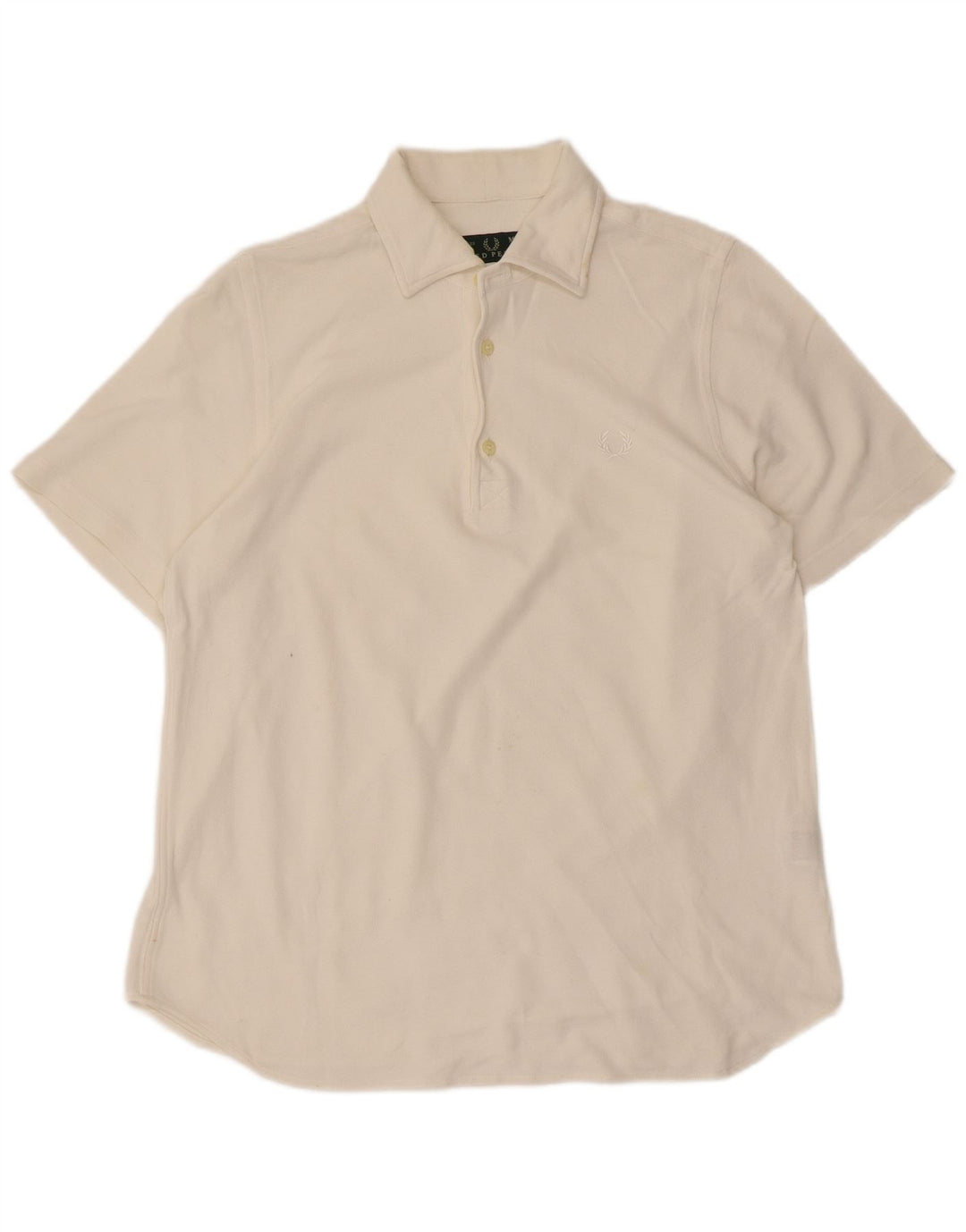 Męska koszulka polo Fred Perry, średnia biała bawełna
