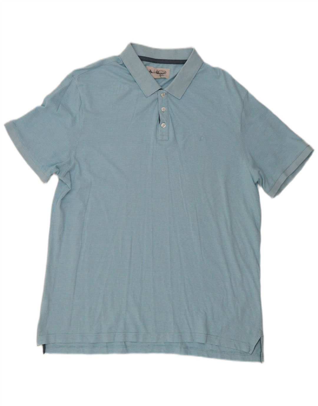 Męska koszulka polo Penguin 2XL, niebieska, bawełniana