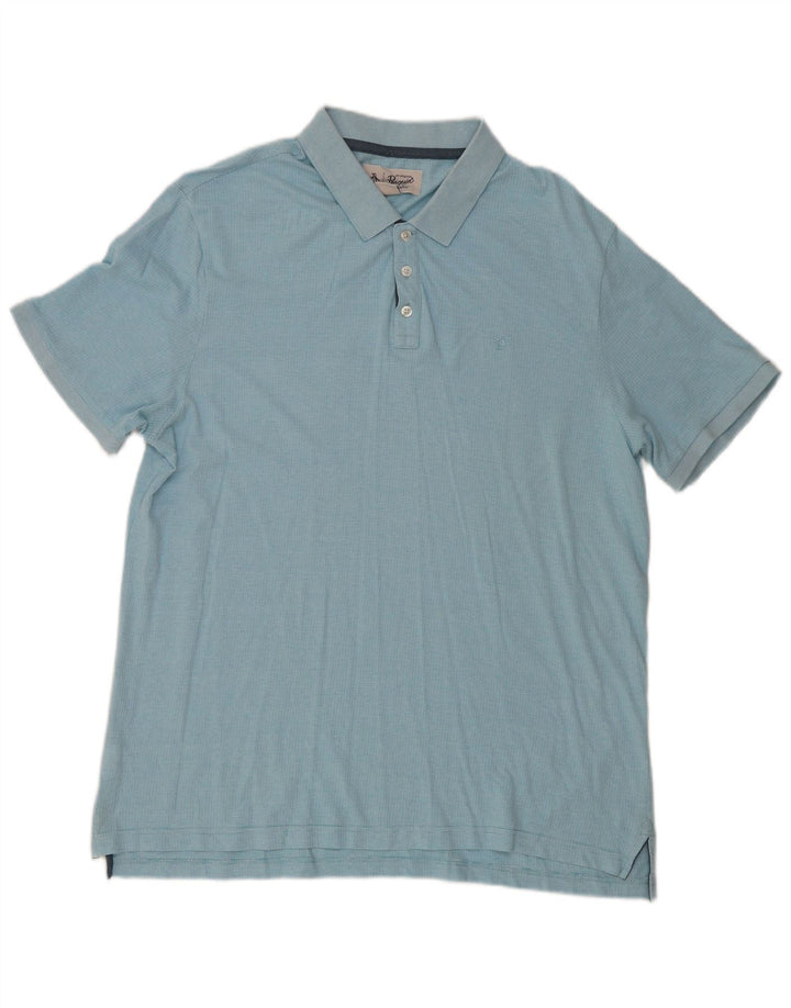 Męska koszulka polo Penguin 2XL, niebieska, bawełniana
