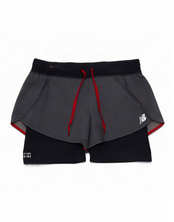 Damskie spodenki sportowe New Balance UK 10, małe, granatowe, w jodełkę