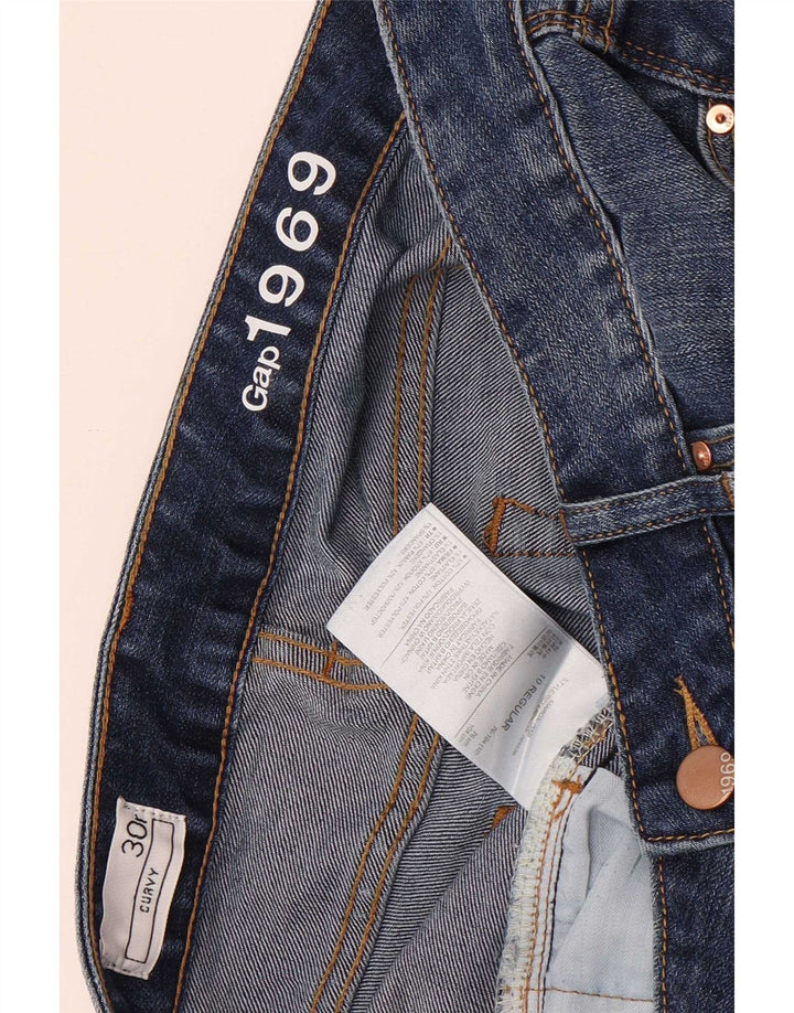 Jeansy damskie Gap Curvy Bootcut US 10, duże, W30 L33, niebieska bawełna