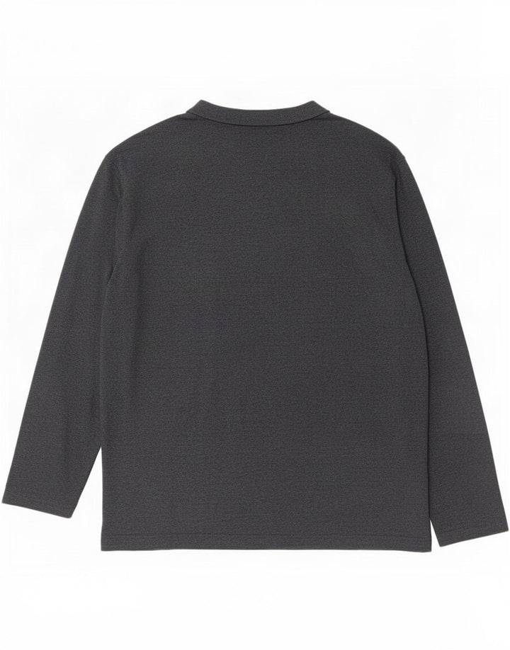 Top męski Jack & Jones z długim rękawem 2XL, szary, bawełniany