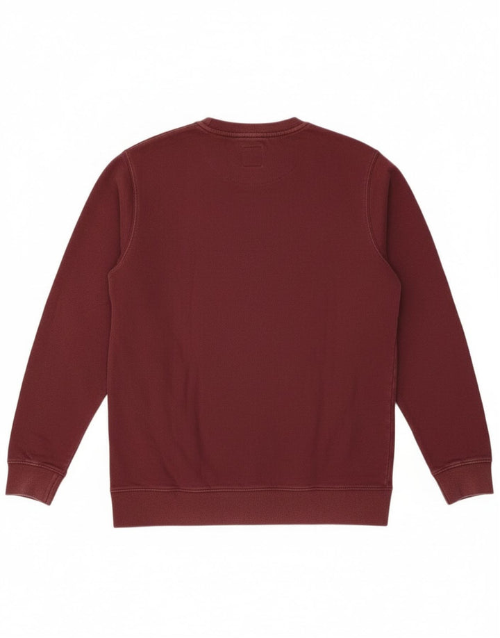 Męska bluza z grafiką Vans, mała, bordowa, bawełniana