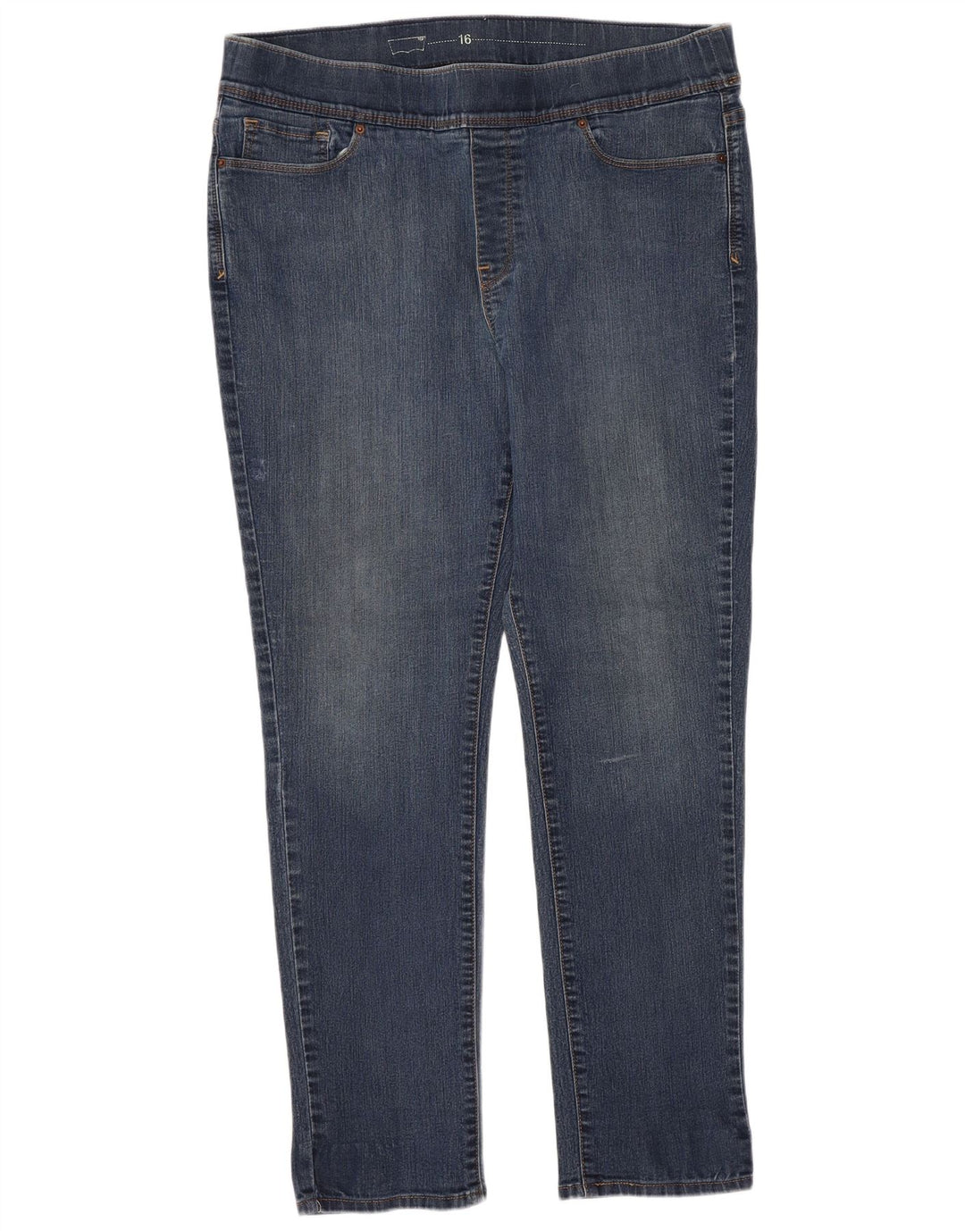 Damskie dżinsy rurki LEVI'S US 16 2XL W33 L29 Niebieskie bawełniane