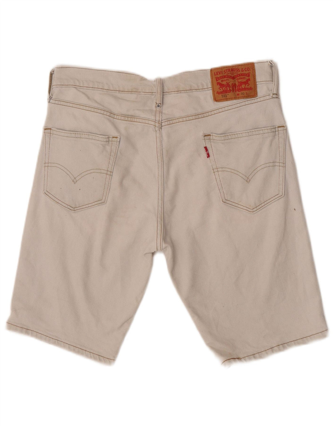 Męskie spodenki jeansowe Levi's 511 W30 Średnioniebieskie, bawełniane