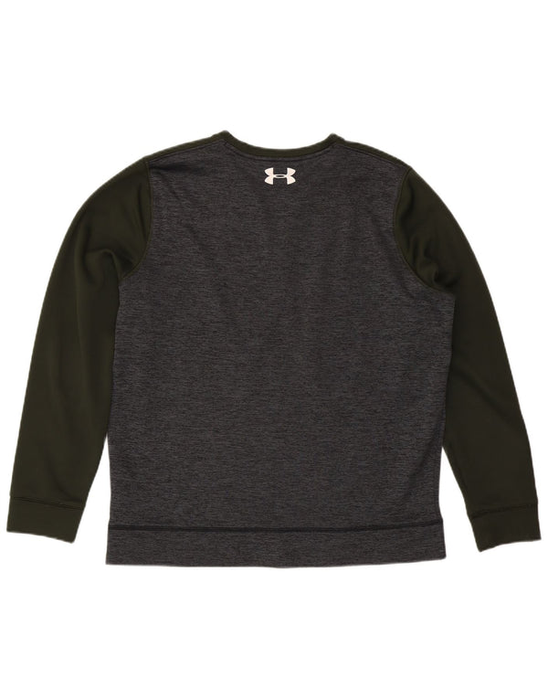 Damski sweter UNDER ARMOUR Cold Gear UK 16, duży khaki