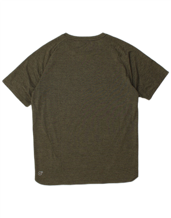 Męski T-shirt Puma z grafiką, mały, khaki, poliester
