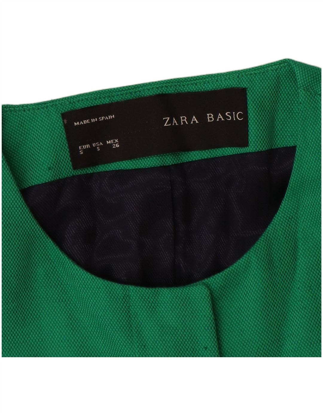 Płaszcz damski Zara UK 10 Small, zielony, bawełniany