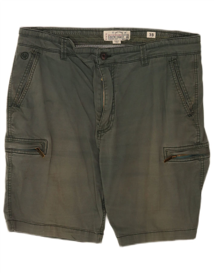 Męskie szorty cargo Fat Face W38 XL, zielone, bawełniane