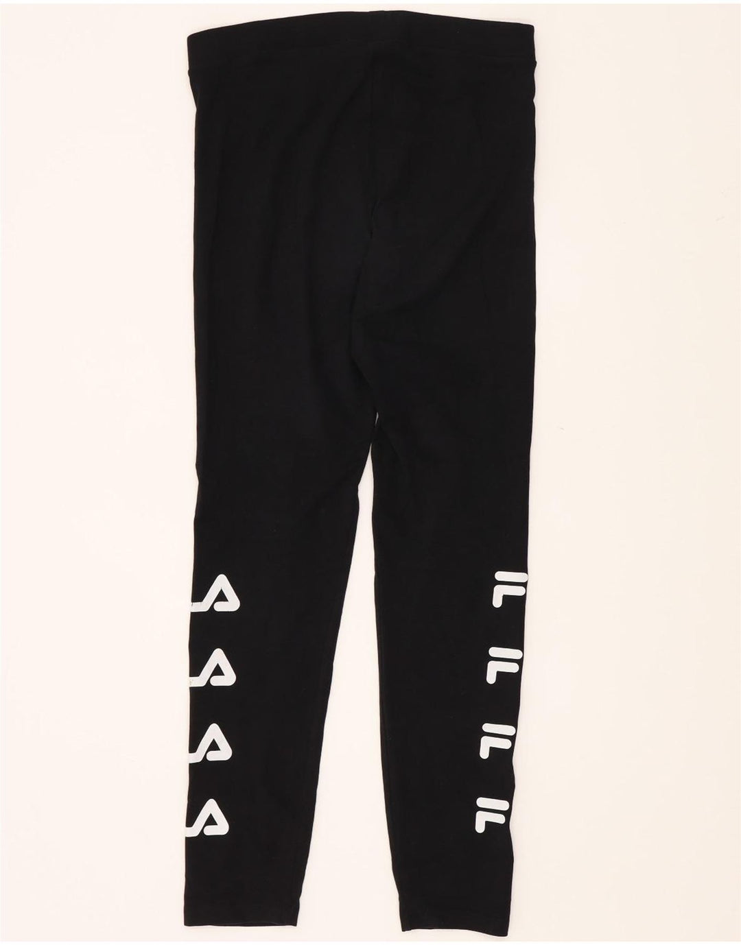 Damskie legginsy Fila Graphic UK 12, średnie, czarne, bawełniane
