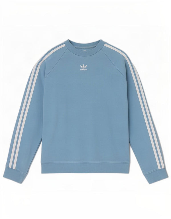 Damska bluza Adidas Jumper UK 8 Small Blue Cotton