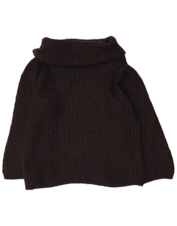 Damski sweter Armani Jeans z rękawami 3/4 i okrągłym dekoltem UK 14, duży czarny