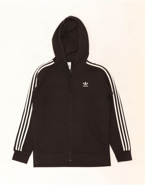 Męska bluza z kapturem Adidas, średnia czarna bawełna