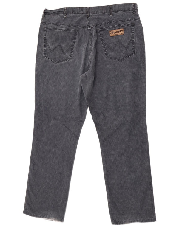 Męskie jeansy Wrangler Texas Stretch Straight W40 L32 Szara bawełna