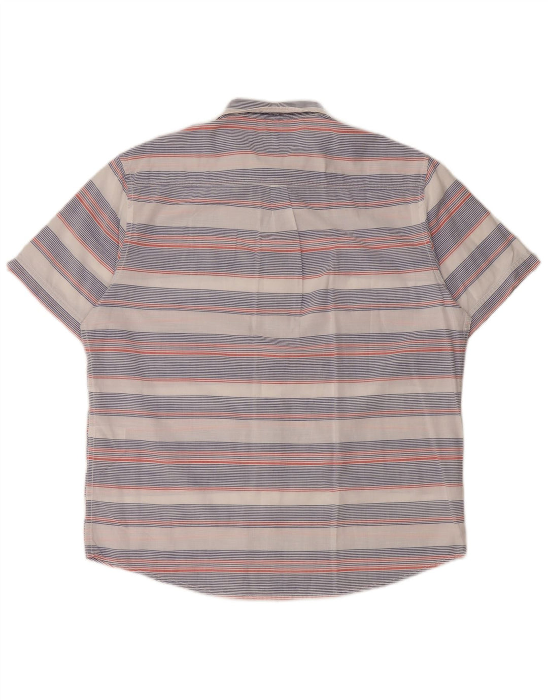 Koszula męska z krótkim rękawem JAMES PRINGLE, bawełniana w średnie białe paski