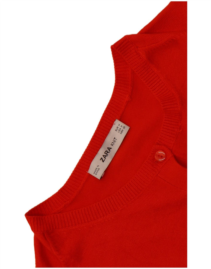 Sweter damski Zara UK 14 średni pomarańczowy