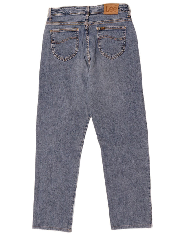 Lee Womens Dallas High Waist Jeans  W31 L28 Blue Floral Cotton