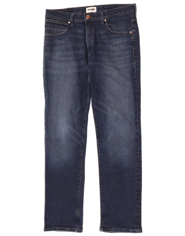 Męskie jeansy Wrangler Arizona Straight W36 L32 Granatowe, bawełniane