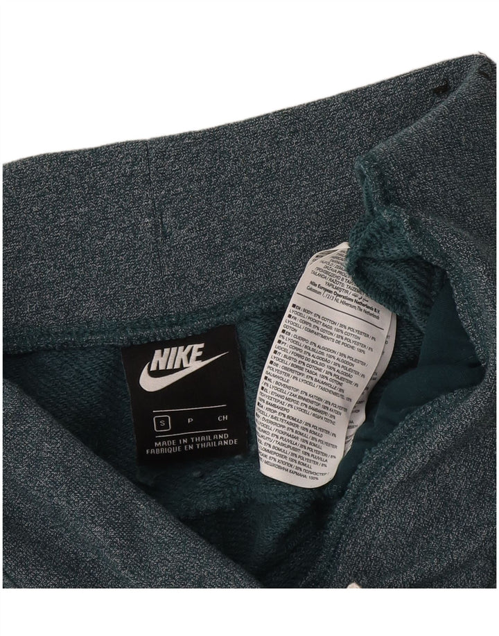 Męskie spodenki sportowe NIKE, małe, zielone, bawełniane