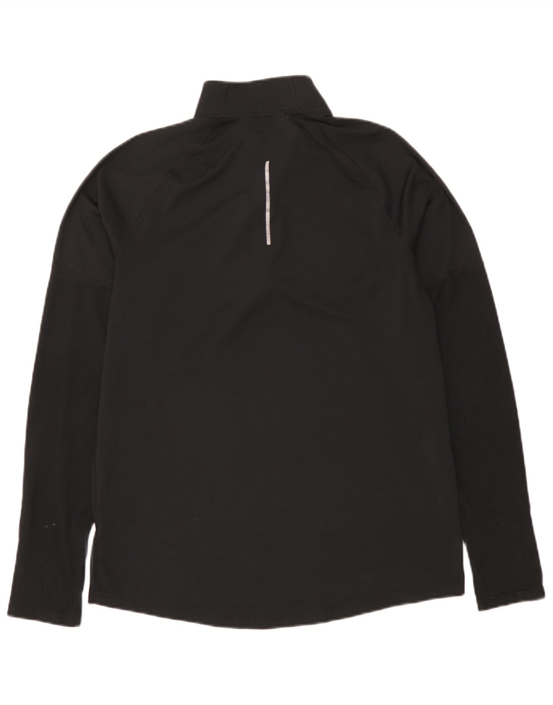 Męski dres Nike Dri Fit z zamkiem błyskawicznym na szyi, średni czarny poliester