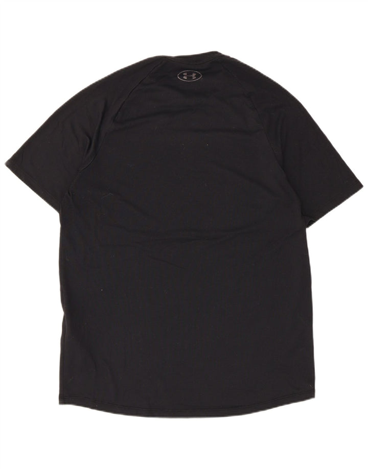 Męska koszulka Under Armour Heat Gear Top, średni czarny poliester