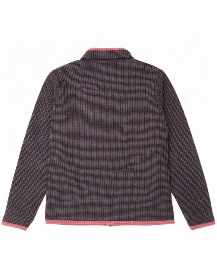 Weird Fish Womens Fleece Jacket UK 14 Large Grey Polyester