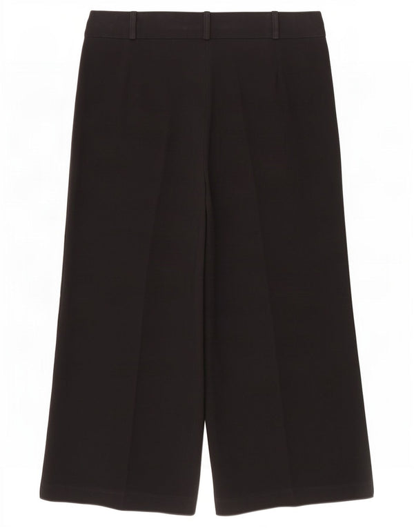 Marks & Spencer Damskie spodnie z szerokimi nogawkami, UK 14, duże, W34 L24, czarne