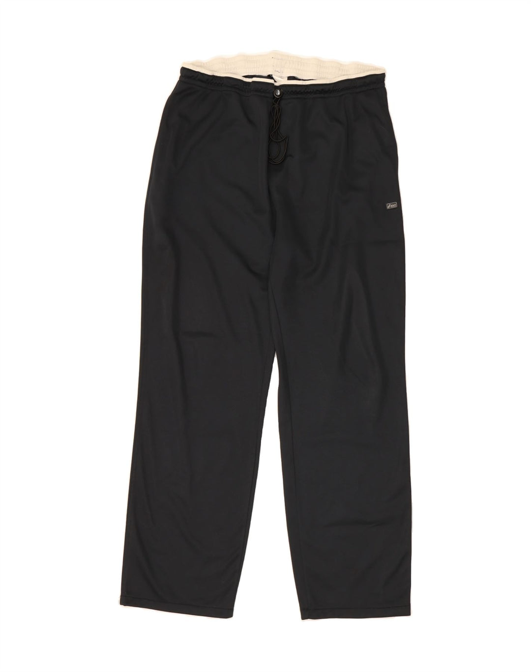 ASICS Mens Tracksuit Trousers 2XL  Black Polyester Vintage Asics and Second-Hand Asics from Messina Hembry 