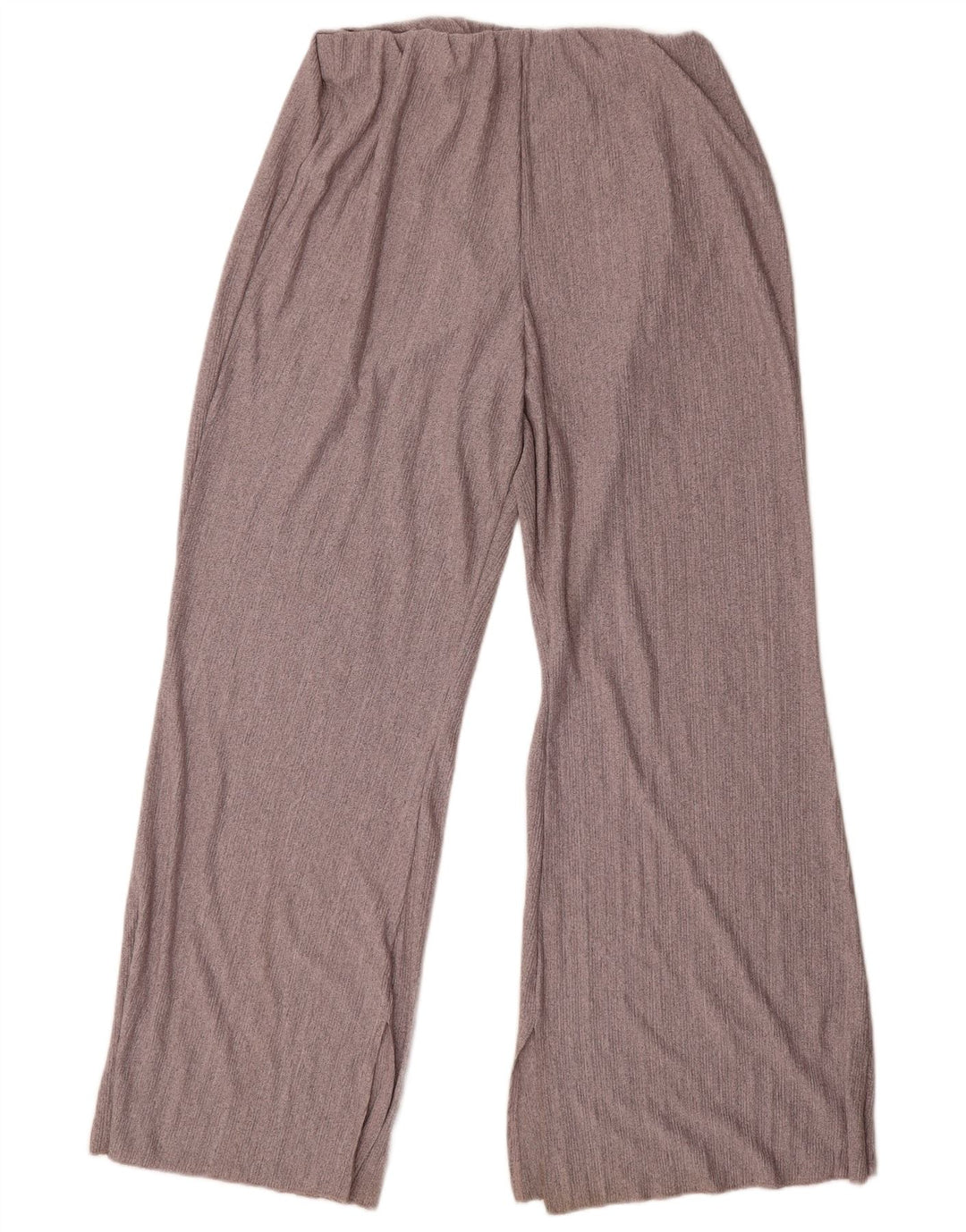Spodnie damskie Zara Flare, duże, W34 L32, szary poliester