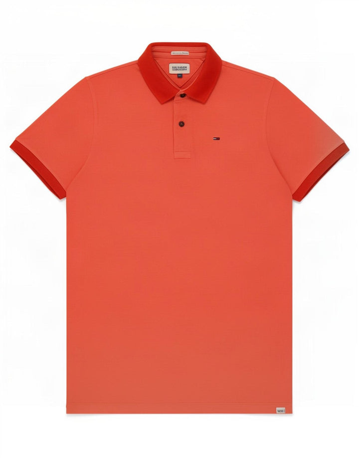 Męska koszulka polo Tommy Hilfiger 2XL Pomarańczowa