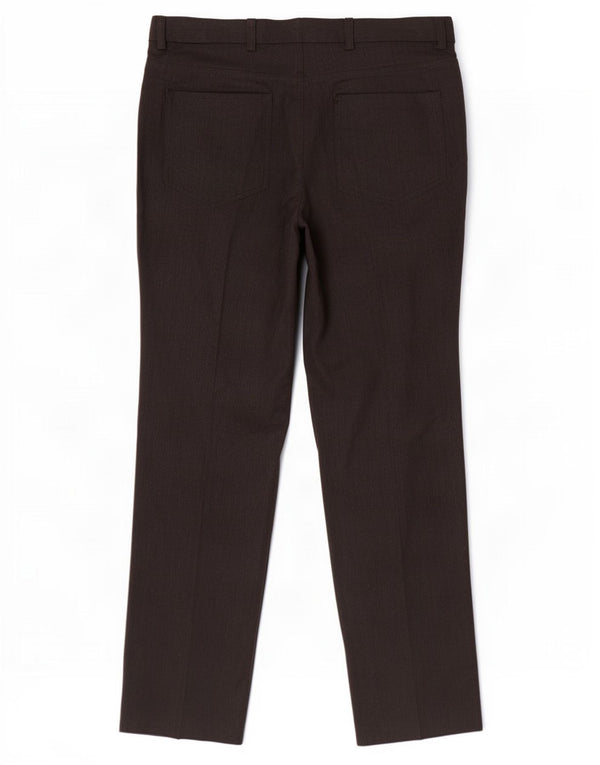 Marks & Spencer Mens Slim Fit Suit Trousers W34 L31 Black Polyester