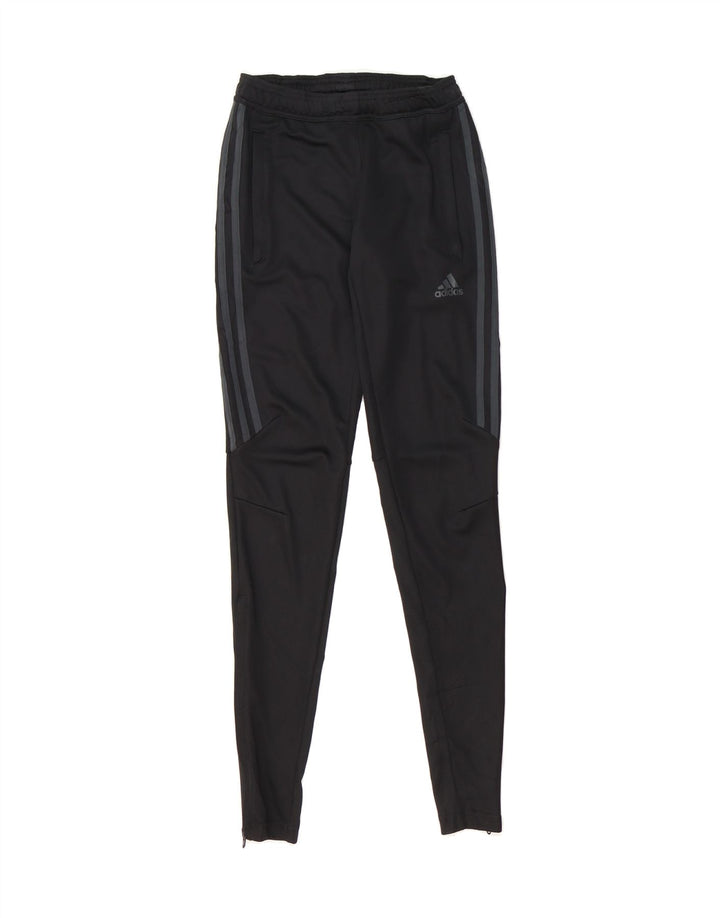 ADIDAS Womens Climacool Tracksuit Trousers UK 0/2 2XS  Black Polyester Vintage Adidas and Second-Hand Adidas from Messina Hembry 