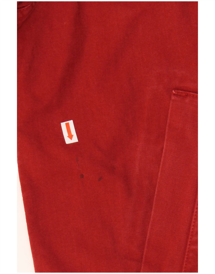 MURPHY & NYE Męska kurtka bomberka żeglarska UK 38, średnia czerwona, bawełniana