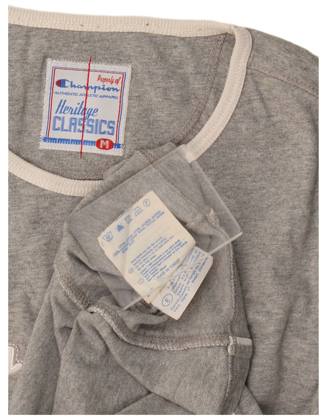 Koszulka Champion Womens Heritage Classics Graphic Top z długim rękawem UK 14 Średni szary