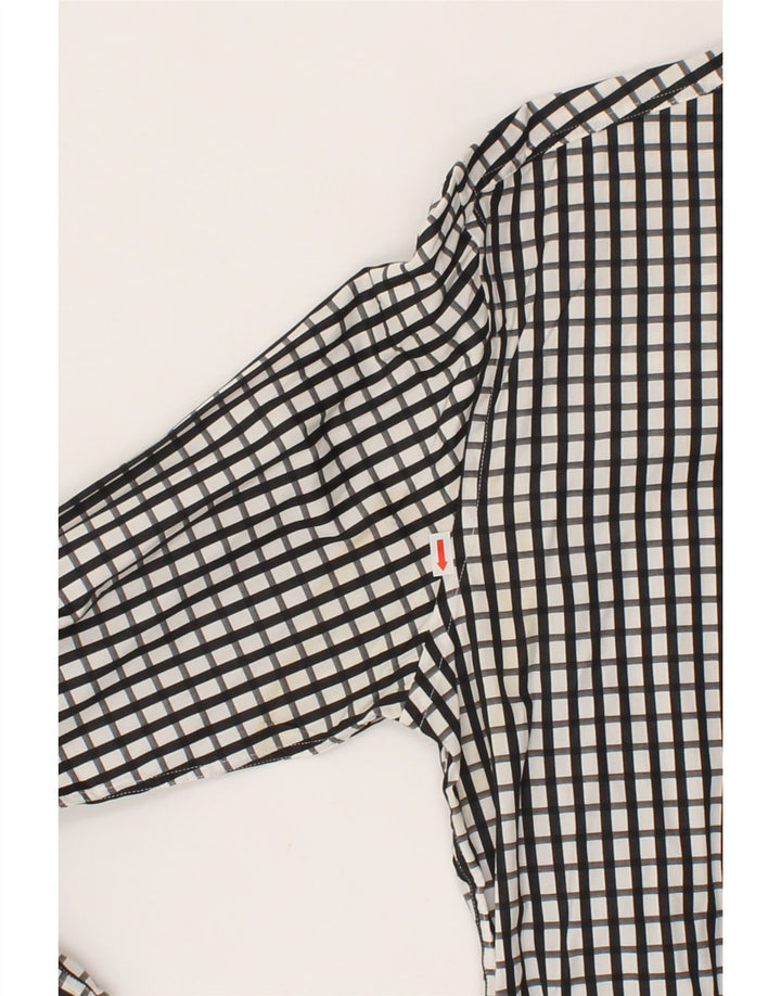 JACK & JONES Mens Shirt XL Black Check Cotton Vintage Jack & Jones and Second-Hand Jack & Jones from Messina Hembry 