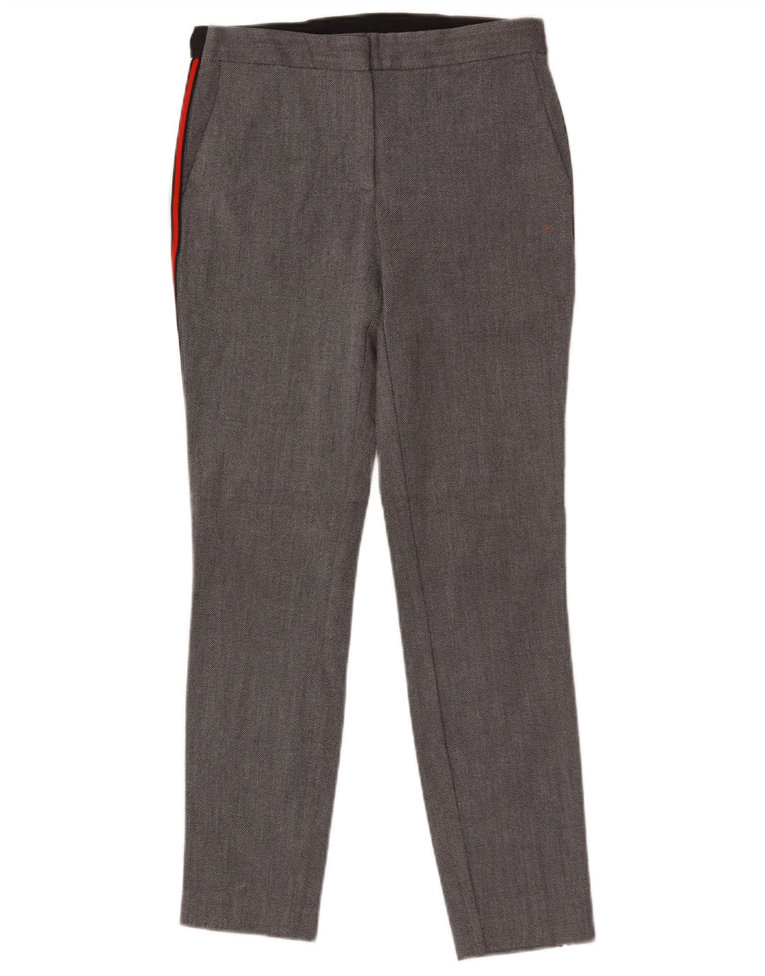 Spodnie damskie Zara Slim Chino, małe W27 L27, szare w cętki