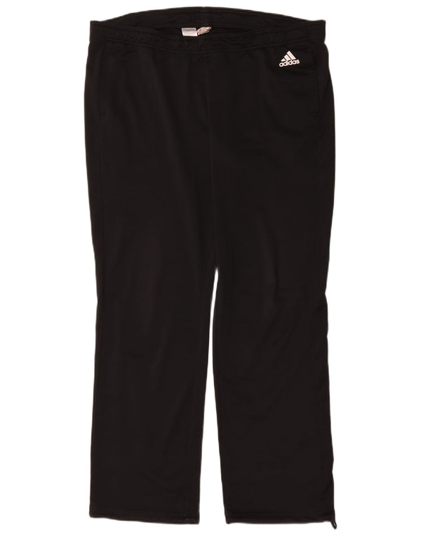 Męskie spodnie dresowe Adidas XL, czarne, poliestrowe