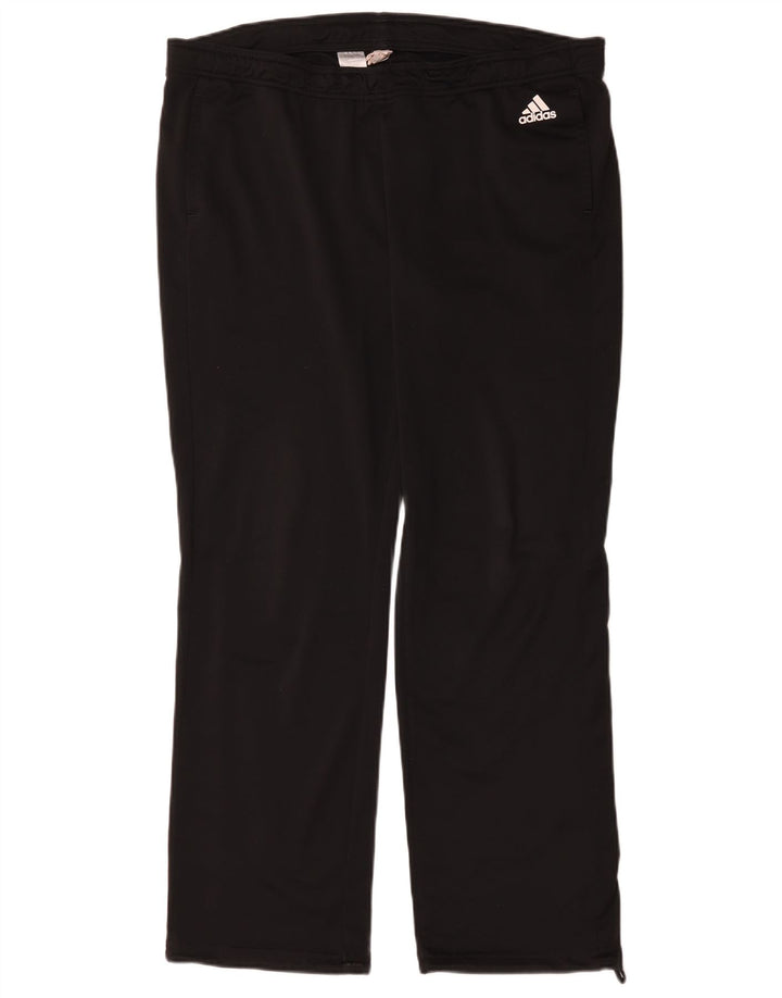 Męskie spodnie dresowe Adidas XL, czarne, poliestrowe