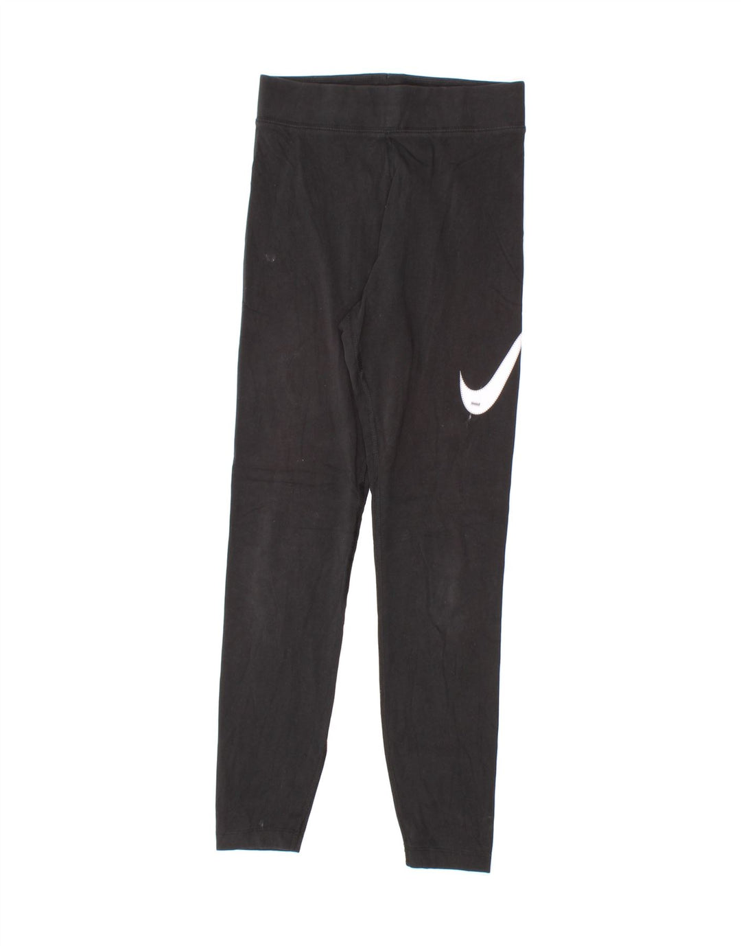 NIKE Womens Graphic Leggings UK 8 Small Black Cotton Vintage Nike and Second-Hand Nike from Messina Hembry 