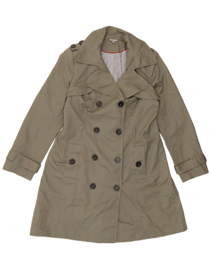 Marks & Spencer Damski trencz UK 14, średni, bawełniany khaki