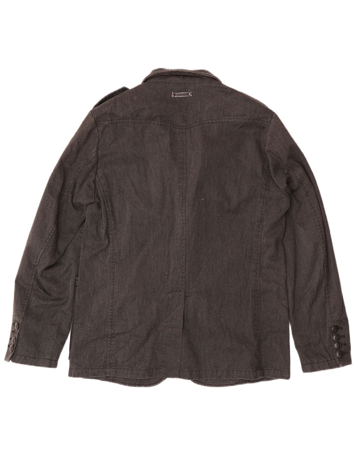 Męska kurtka użytkowa Marlboro Classics EU 50, duża, czarna, bawełniana