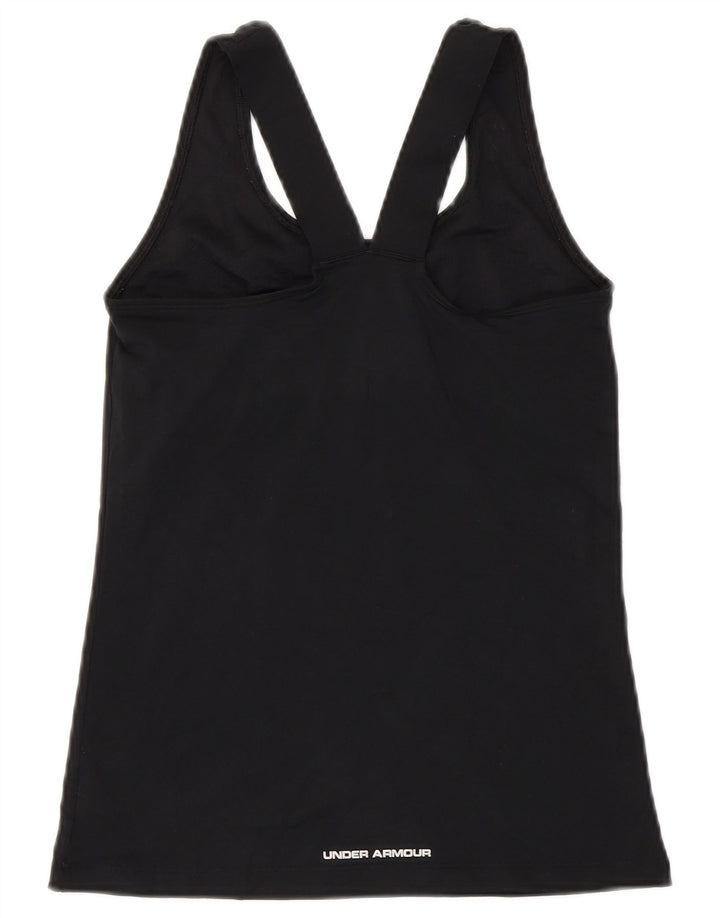 Damska kamizelka Under Armour Heat Gear Top UK 8, mała, czarna, poliester